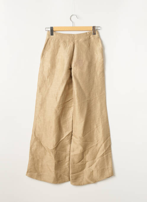 Pantalon larg mărime normală mărime normală bej SONG K... femme