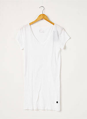 Rochie scurtă mâneci scurte mâneci scurte alb I LOVE MY T'S femeie
