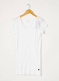 Rochie scurtă mâneci scurte mâneci scurte alb I LOVE MY T'S femme