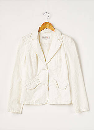 Jachete casual guler tip costum alb BLEND SHE femeie