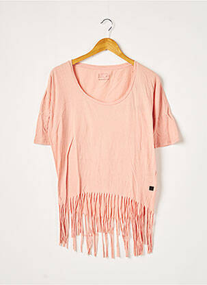 Tunică mâneci scurte roz I LOVE MY T'S femeie