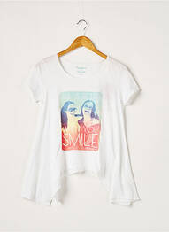 Tricou imprimeu fantezie mâneci scurte alb PEPE JEANS femme