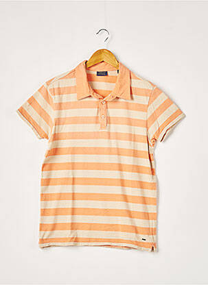 Tricou croială dreaptă mâneci scurte portocalie SCOTCH & SODA femeie