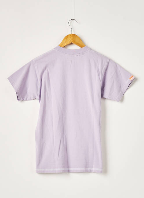 Tricou imprimeu fantezie mâneci scurte violet SUPERDRY femme