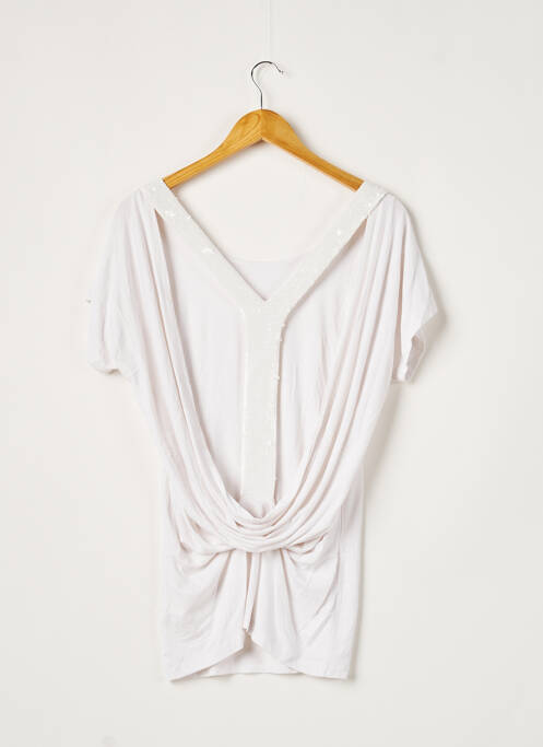 Tunică mâneci scurte alb GUESS femeie