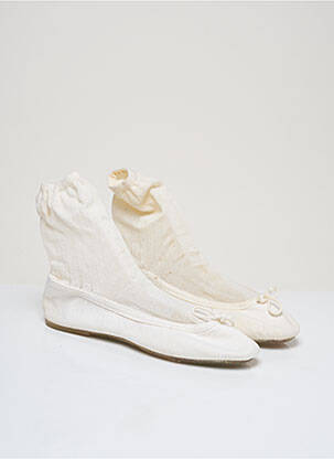 Balerine alb THE FRENCH TOUCH femeie