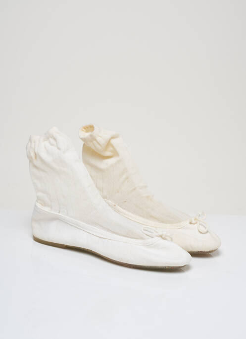 Balerine alb THE FRENCH TOUCH femeie