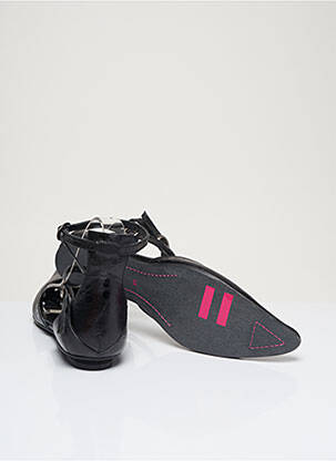 Balerine material neted toc plat până la 3 cm negru IPPON STYL femeie
