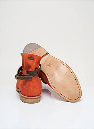 Botine/ghete nubuc toc plat până la 3 cm portocaliu BEE.FLY femeie