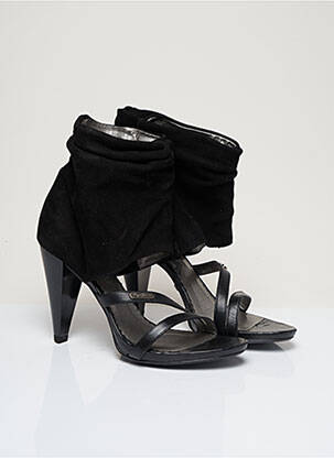 Sandale/pantofi decupați vârf deschis toc de 7 la 9 cm negru PEPE JEANS femeie