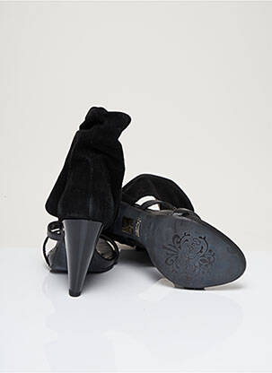 Sandale/pantofi decupați vârf deschis toc de 7 la 9 cm negru PEPE JEANS femeie