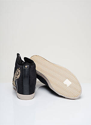 Adidași toc platformă toc de 7 la 9 cm negru OLO femeie