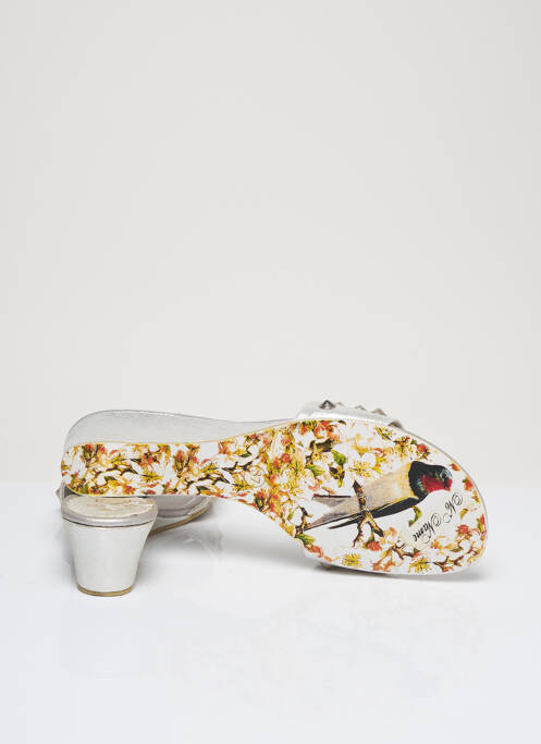 Mulete/Saboți gri NO NAME femeie