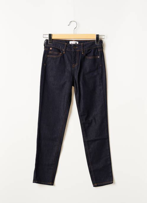 Blugi cu croială slim albastru SUPER femeie