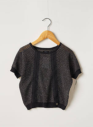 Pulover negru IKKS fată