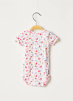 Body elasticitate mâneci scurte roz PETIT BATEAU fată