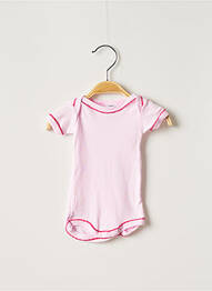 Body elasticitate mâneci scurte roz PETIT BATEAU fille