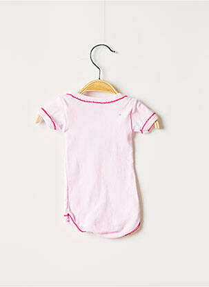 Body elasticitate mâneci scurte roz PETIT BATEAU fată