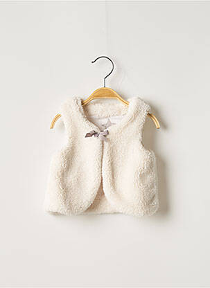 Vestă fără mâneci bej TAPE À L'OEIL fată