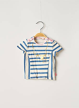 Tricou croială cambrată mâneci scurte albastru BILLIEBLUSH fată
