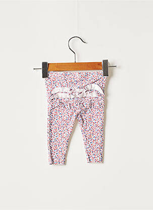 Colant imprimeu floral talie elastică roșu PETIT BATEAU fille