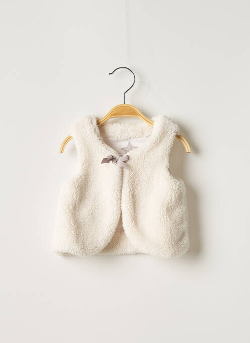 Vestă fără mâneci bej TAPE À L'OEIL fată