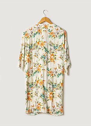 Rochie midi croială fluidă mâneci 3/4 bej VIRGINIE GUARISCO & BURTON OF LONDON femeie