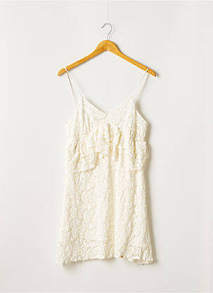 Rochie scurtă bej MANGO femeie