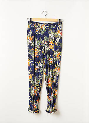 Pantalon 7/8 talie elastică mărime normală albastru VIRGINIE GUARISCO & BURTON OF LONDON femeie