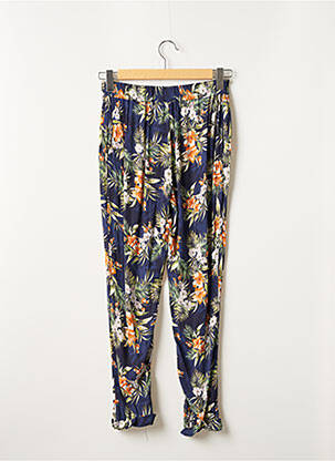 Pantalon 7/8 talie elastică mărime normală albastru VIRGINIE GUARISCO & BURTON OF LONDON femeie