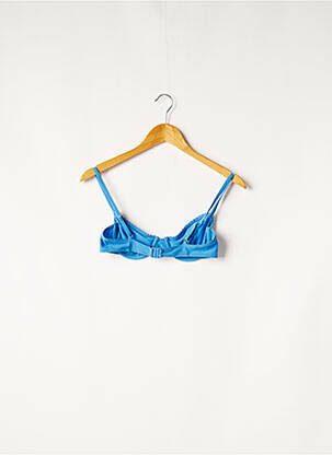 Sutien de costum de baie elasticitate sutien balconet cu decolteu înalt albastru PRINCESSE TAM-TAM femeie