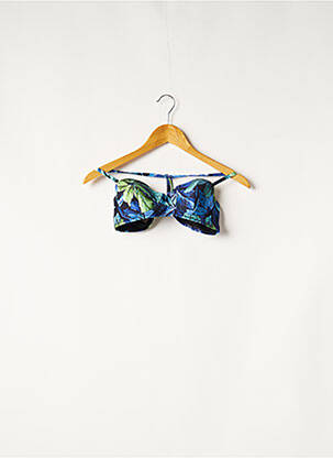Sutien de costum de baie elasticitate top sutien modelat albastru PRINCESSE TAM-TAM femeie