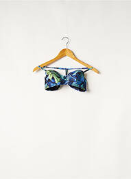 Sutien de costum de baie elasticitate top sutien modelat albastru PRINCESSE TAM-TAM femeie