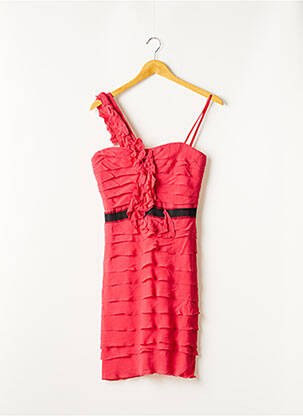 Rochie midi țesătură crep bretele subțiri roșu BCBGMAXAZRIA femeie