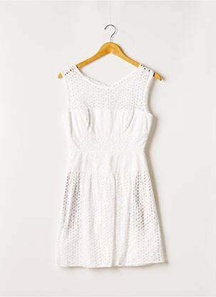 Rochie scurtă fără mâneci fără mâneci alb BCBGMAXAZRIA femeie