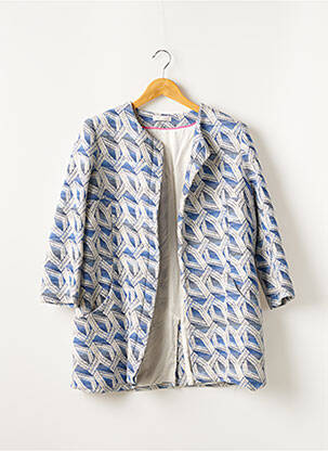 Palton scurt albastru OPPULENCE femeie