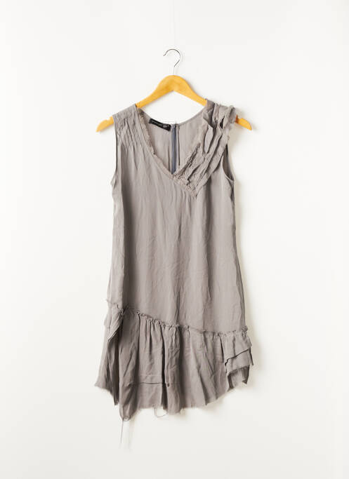 Rochie scurtă gri BARBARA BUI femeie