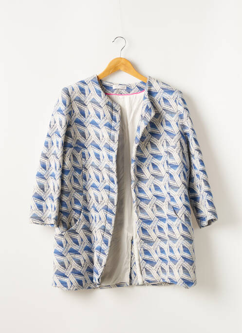 Palton scurt albastru OPPULENCE femeie