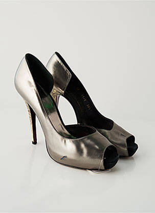 Pantofi cu toc gri BARBARA BUI femeie