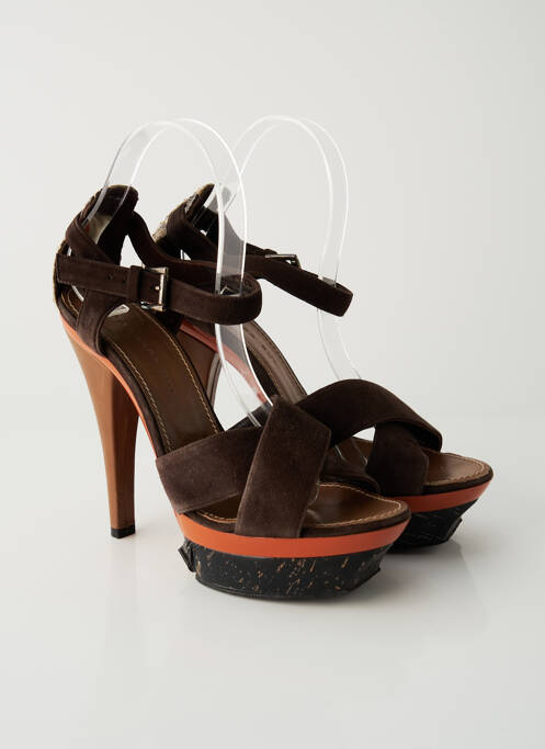 Sandale/Pantofi decupați maro BARBARA BUI femeie