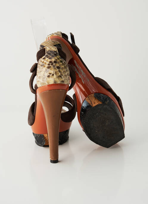 Sandale/Pantofi decupați maro BARBARA BUI femeie