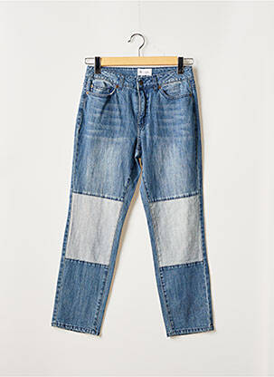 Blugi cu croială dreaptă albastru R STUDIO femeie