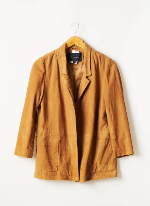 Geacă din piele bej BERENICE femeie