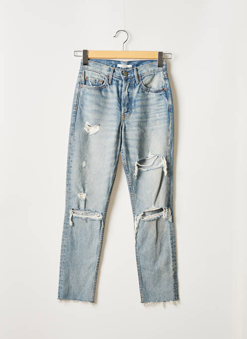 Blugi cu croială slim albastru GRLFRND femeie