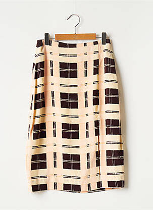 Fustă midi talie cu cleme roz BY MALENE BIRGER femeie