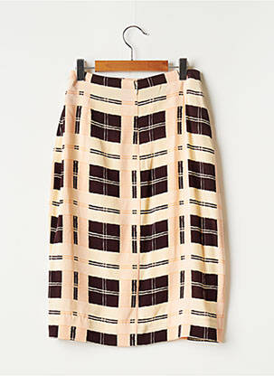 Fustă midi talie cu cleme roz BY MALENE BIRGER femeie