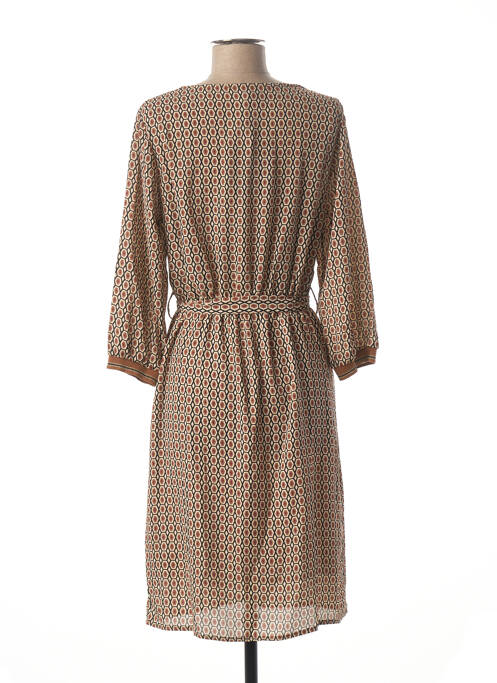 Rochie midi bej LA FEE MARABOUTEE femeie