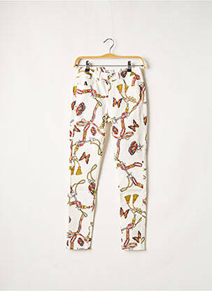 Pantalon 7/8 alb TOXIK3 femeie