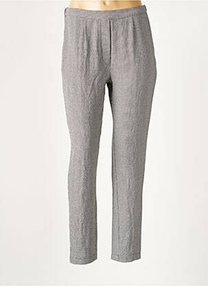 Pantalon slim talie elastică mărime normală negru KOKOMARINA femeie