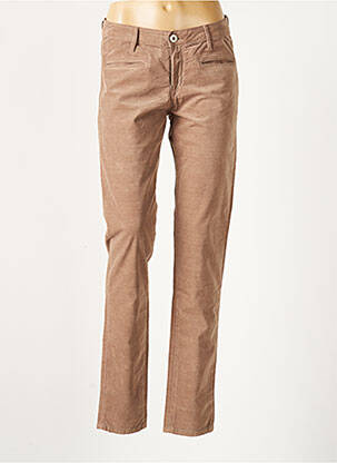 Pantalon slim bej DENIM STUDIO femeie